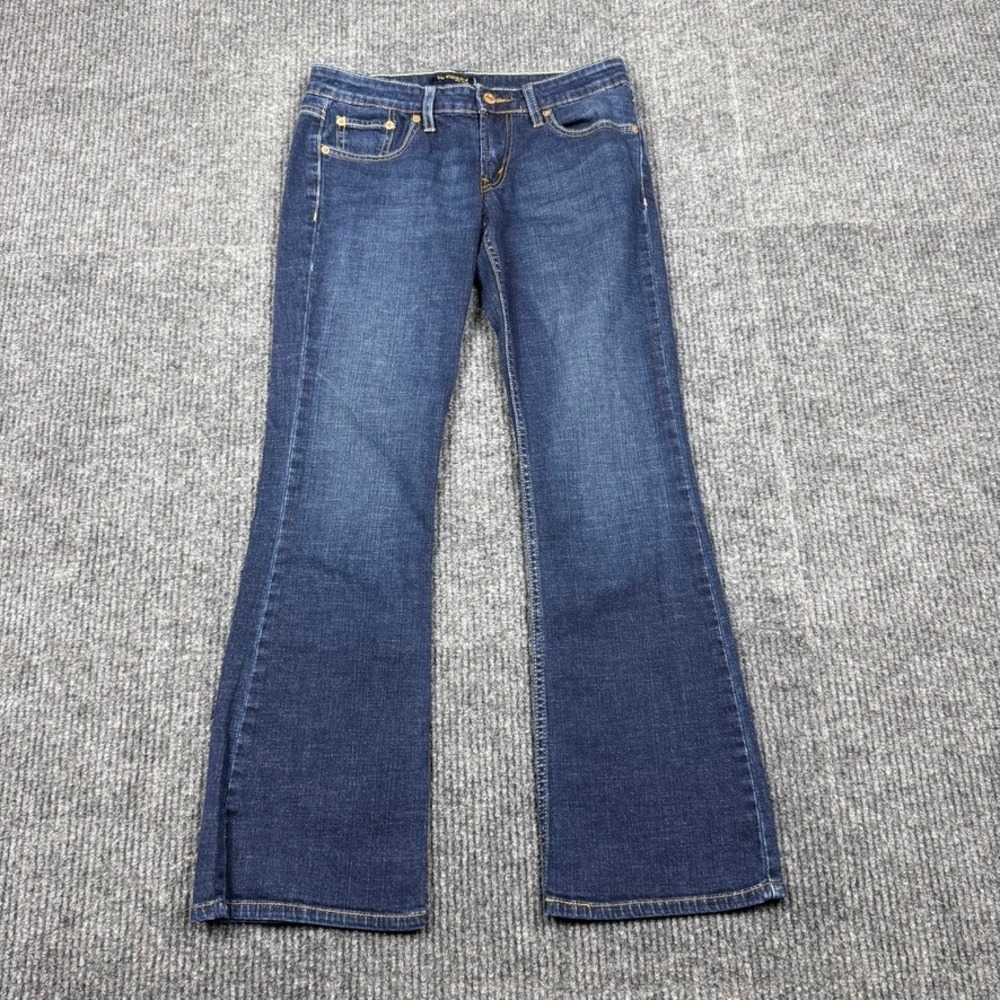 Levis 524 Too Superlow Jeans Dark Wash Bootcut Denim Size 7 Short 039304212161